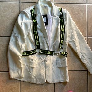 Brand new white blazer